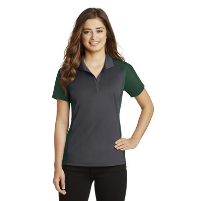 Sport-Tek® Women's Colorblock Micropique Sport-Wick® Polo.